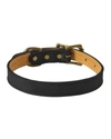 Graphic Image Personalized Small Dog Collar In Black