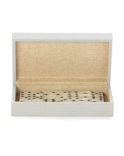 Pigeon & Poodle Dayton Standard Domino Box Set In Light Gray