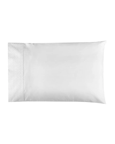 Bovi Fine Linens Pearls Standard Pillowcases, Set Of 2 In White