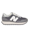 New Balance 237 Lace Up Sneakers In Grey