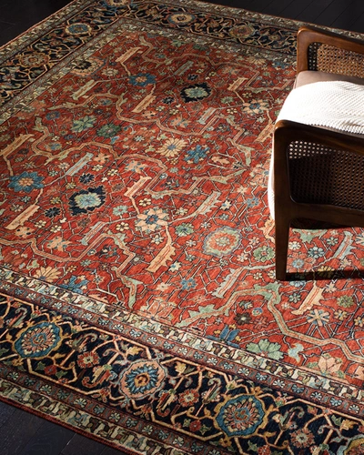 Polo Ralph Lauren Richmond Hand-knotted Rug, 6' X 9' In Vintage Red