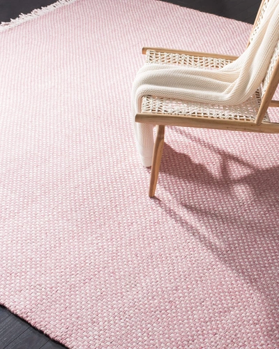 Ralph Lauren Amalie Pink Hand-woven Flat Weave Rug, 3' X 8'