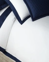 Polo Ralph Lauren Organic Sateen Border Full/queen Duvet In White