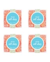 SUGARFINA ROSE ALL DAY BEARS, SMALL CUBE 4-PIECE KIT