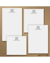 Carlson Craft Fair And Square Notepad Gift Set