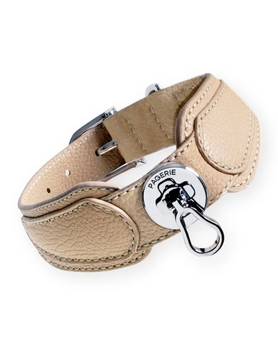 Pagerie The Dorro Dog Collar In Sand