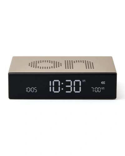 Lexon Design Flip Premium Reversible Lcd Alarm Clock