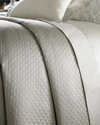 Sferra King Diamond Pique Coverlet In Ivory