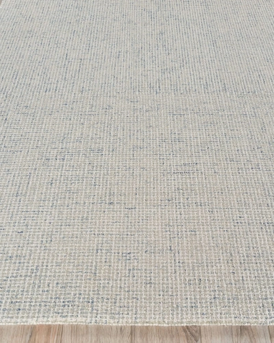 Exquisite Rugs Merida Hand-tufted Rug, 6' X 9' In Light Blue/ivory
