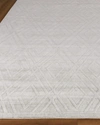 Exquisite Rugs Eastsound Hand-loomed Rug, 6' X 9' In Ivory