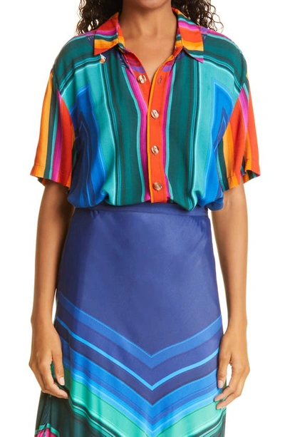 Farm Rio Rainbow Macaws Scarf Uni Shirt ModeSens