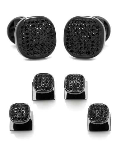Cufflinks, Inc Pave Crystal Cuff Link %26 Stud Set