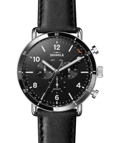 Shinola Men's 45mm Canfield Chronograph Watch