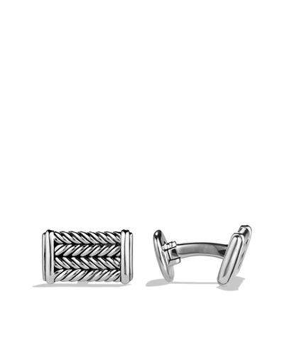 David Yurman Men's Chevron Cuff Links