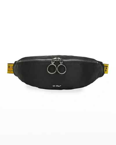 Off-white Men's Web-strap Belt Bag/fanny Pack