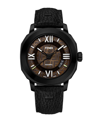 Fendi Men's Selleria Automatic Watch W/ Interchangeable Straps