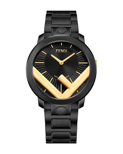 Fendi Men's Run Away F-insert Analog Bracelet Watch