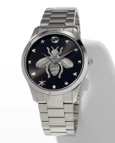 Gucci Men's 38mm G-timeless Bee Watch With 3-link Bracelet
