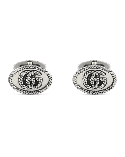 Gucci Men's Gg Marmont Sterling Silver Cufflinks