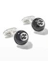 Gucci Men's Interlocking G Onyx Cufflinks