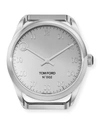 Tom Ford Men's 38mm Polished Stainless Steel Automatic Watch Case