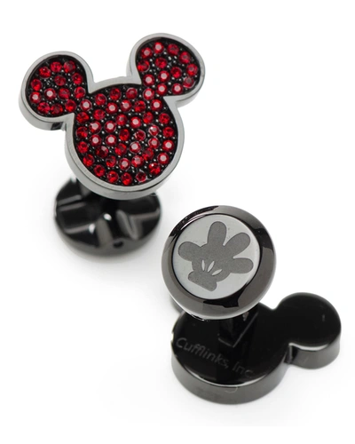 Cufflinks, Inc Men's Mickey Mouse Crystal Cufflinks