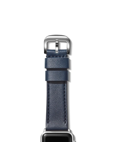Shinola Men's 24mm Alfino Leather Strap For Apple Watch