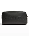 Amiri Men's Embossed Leather Toiletry Bag