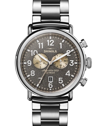 Shinola Men's 47mm Runwell Chronograph Bracelet Watch