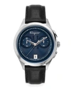 Ferragamo Men's 42mm Vega Gent Chrono Leather Watch