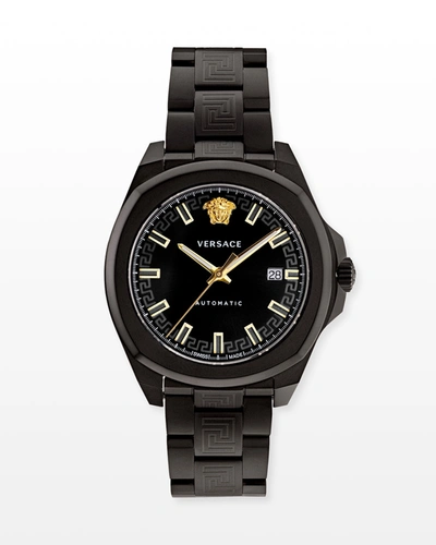 Versace Geo Automatic Bracelet Watch, 41mm In Gold