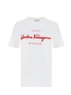 FERRAGAMO SALVATORE FERRAGAMO LOGO PRINTED CREWNECK T