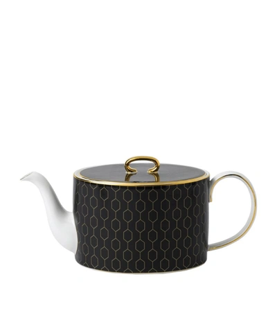 Wedgwood Arris Teapot In Black