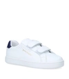 PALM ANGELS LEATHER TENNIS SNEAKERS