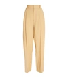 VINCE PLEATED WIDE-LEG TROUSERS