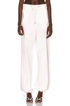 Dion Lee Drawstring-waist Wide-leg Trousers In Ivory