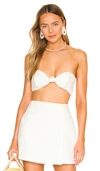 ADRIANA DEGREAS MONTAIGNE STRAPLESS TOP