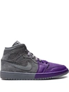 Jordan Air  1 Mid Sneakers In Grey