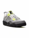 JORDAN AIR JORDAN 4 RETRO "NEON" SNEAKERS