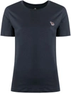 Ps By Paul Smith Ps Paul Smith Zebra Patch Crewneck T In Blue