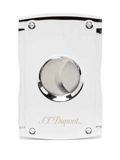 St Dupont Maxijet Cigar Cutter In Silver