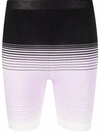 Missoni Ribbed Two-tone Lounge Shorts In Black