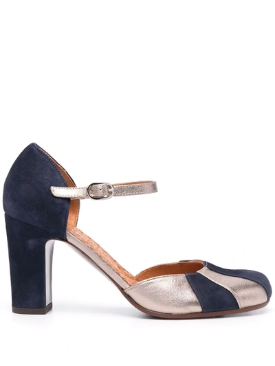 Chie Mihara Freija Panelled Pumps In Bright Blue