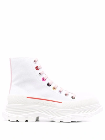 ALEXANDER MCQUEEN ANKLE LACE-UP SNEAKERS