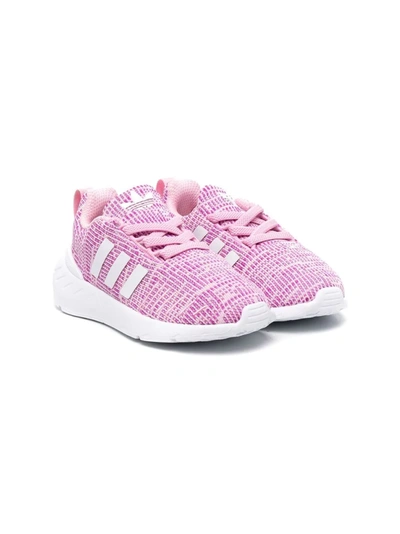 Adidas Originals Babies' Lace-up Low-top Trainers In Pink