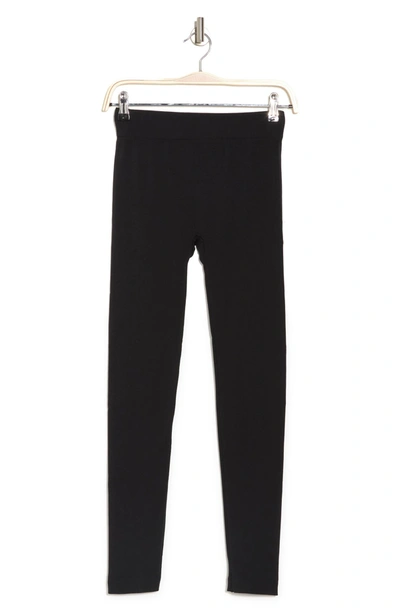 Hue Brushed Seamless Leggings In Black