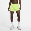 Nike Aeroswift Men's 4" Running Shorts In Volt,bright Citron