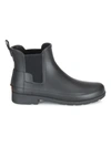 Hunter Original Refined Chelsea Rain Boots In Black