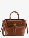 Michael Kors Hamilton Legacy Leather Handbag In Brown