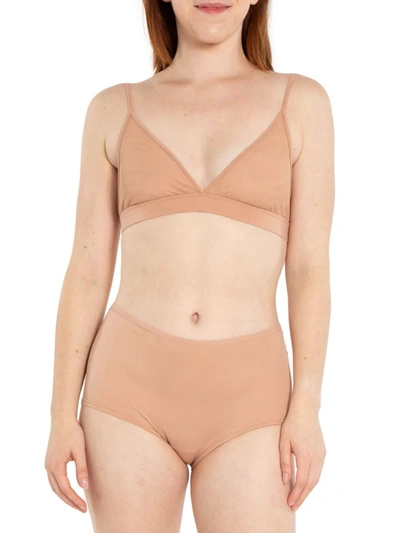 Nude Barre Mesh Bralette In 8 Am